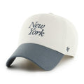 '47 Clean Up Adjustable Script 'Sandstone/Blue' - New York Yankees