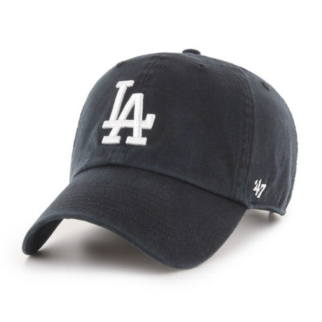 '47 Clean Up Adjustable 'Black/White' - Los Angeles Dodgers