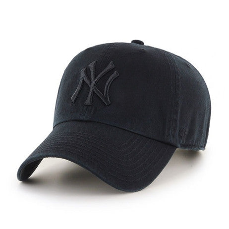 '47 Clean Up Adjustable 'Black/Black' - New York Yankees