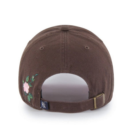 '47 Clean Up Adjustable 'Brown Flowers' - New York Yankees