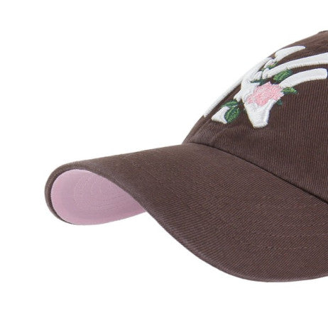'47 Clean Up Adjustable 'Brown Flowers' - New York Yankees