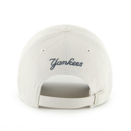 '47 Clean Up Adjustable Script 'Sandstone/Blue' - New York Yankees