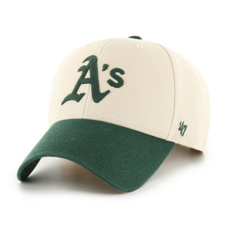 '47 MVP Adjustable FairField 'Sandstone/Dark Green' - Oakland Athletics