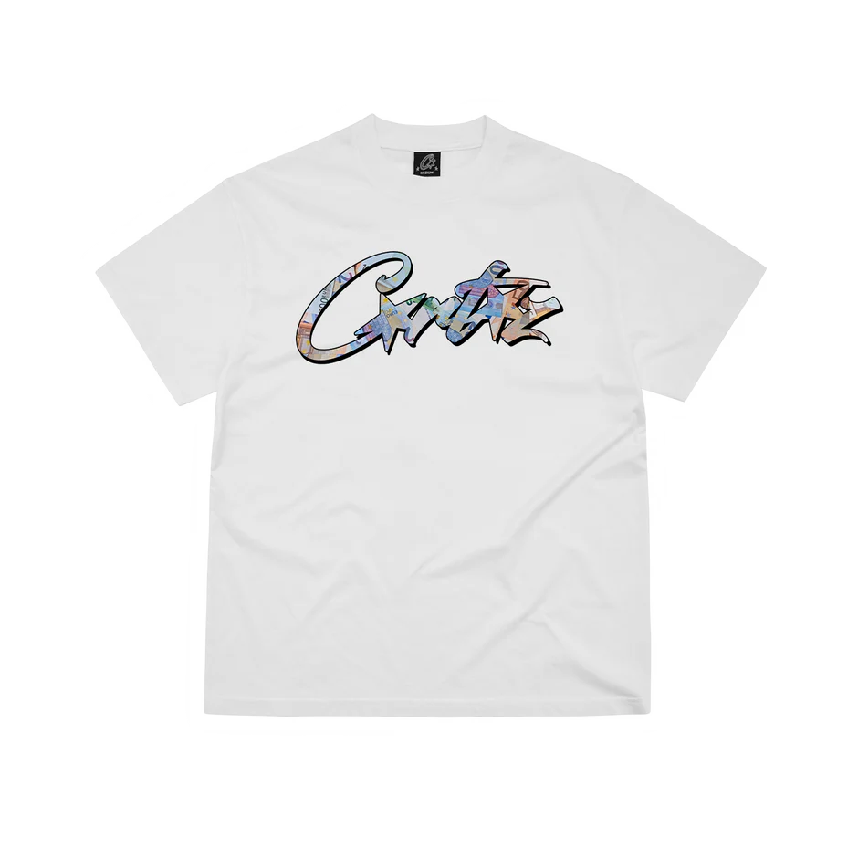 Corteiz Allstarz Euros Tee White frontal