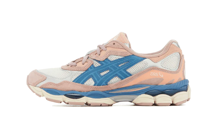 ASICS Gel NYC Cream Gray Floss Salmon