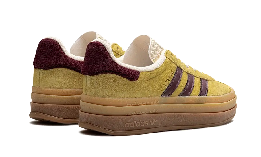 Adidas Gazelle Bold Almost Yellow Maroon |IF5937| CollectKicks Adidas Gazelle Bold Almost Yellow Maroon |IF5937| CollectKicks