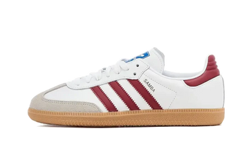 Adidas Samba OG White Burgundy Gum lateral