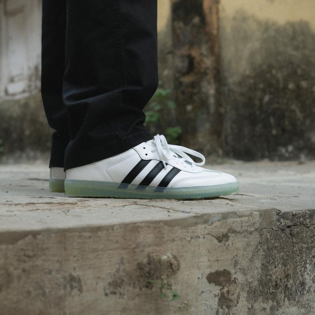 Adidas Samba Jason Dill White Black - SKU: GZ4730 on feet