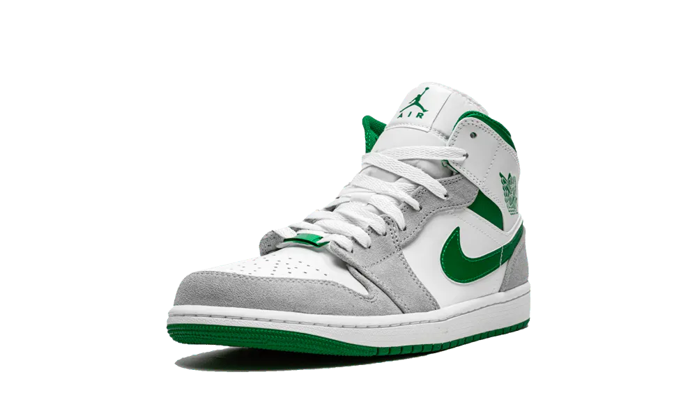 Air Jordan 1 Mid Grey Green