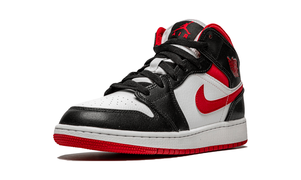 Air Jordan 1 Mid Gym Red Black White