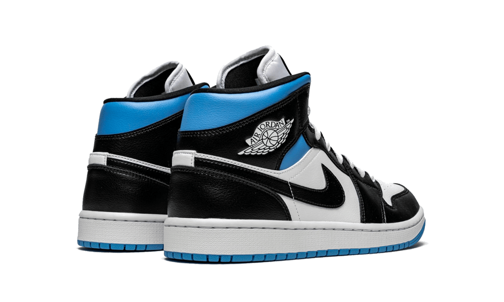 Air Jordan 1 Mid Royal Black and Blue