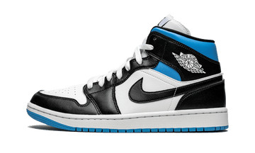 Air Jordan 1 Mid Royal Black and Blue