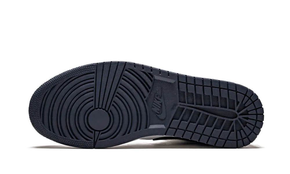 Air Jordan 1 Mid White Metallic Gold Obsidian