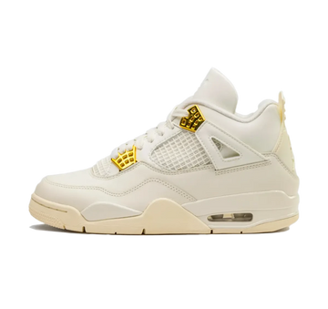 Air Jordan 4 Sail Metallic Gold lateral image