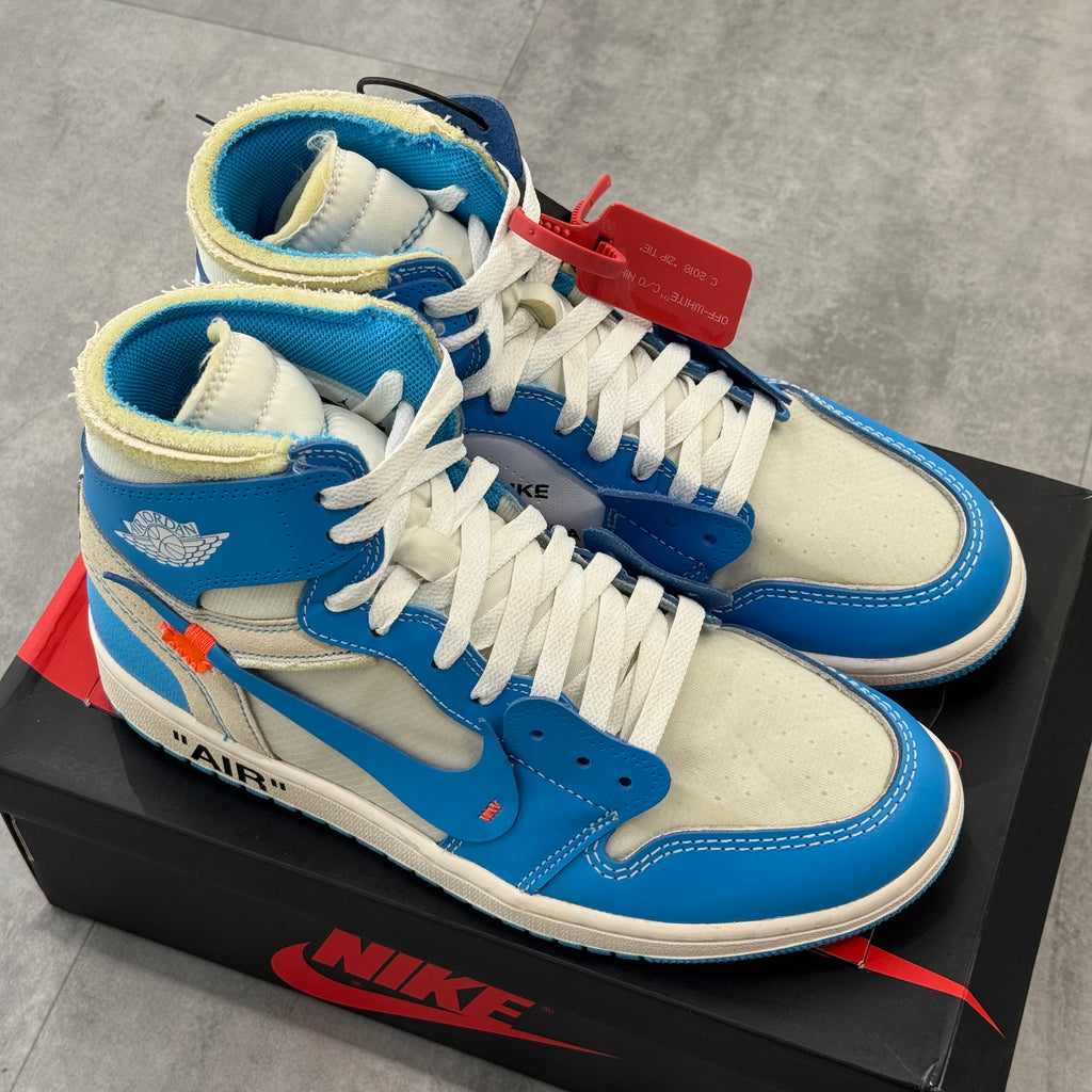 Air Jordan 1 Retro High Off-White University Blue (42) - Usado