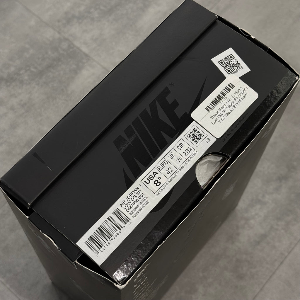 Air Jordan 1 Retro Low OG SP Travis Scott Black Phantom (42) - Usado