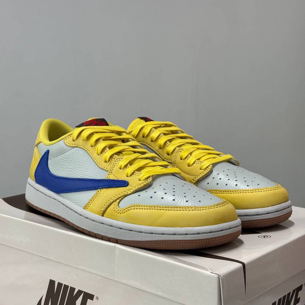 Air Jordan 1 Retro Low OG SP Travis Scott Canary (43) - Usado