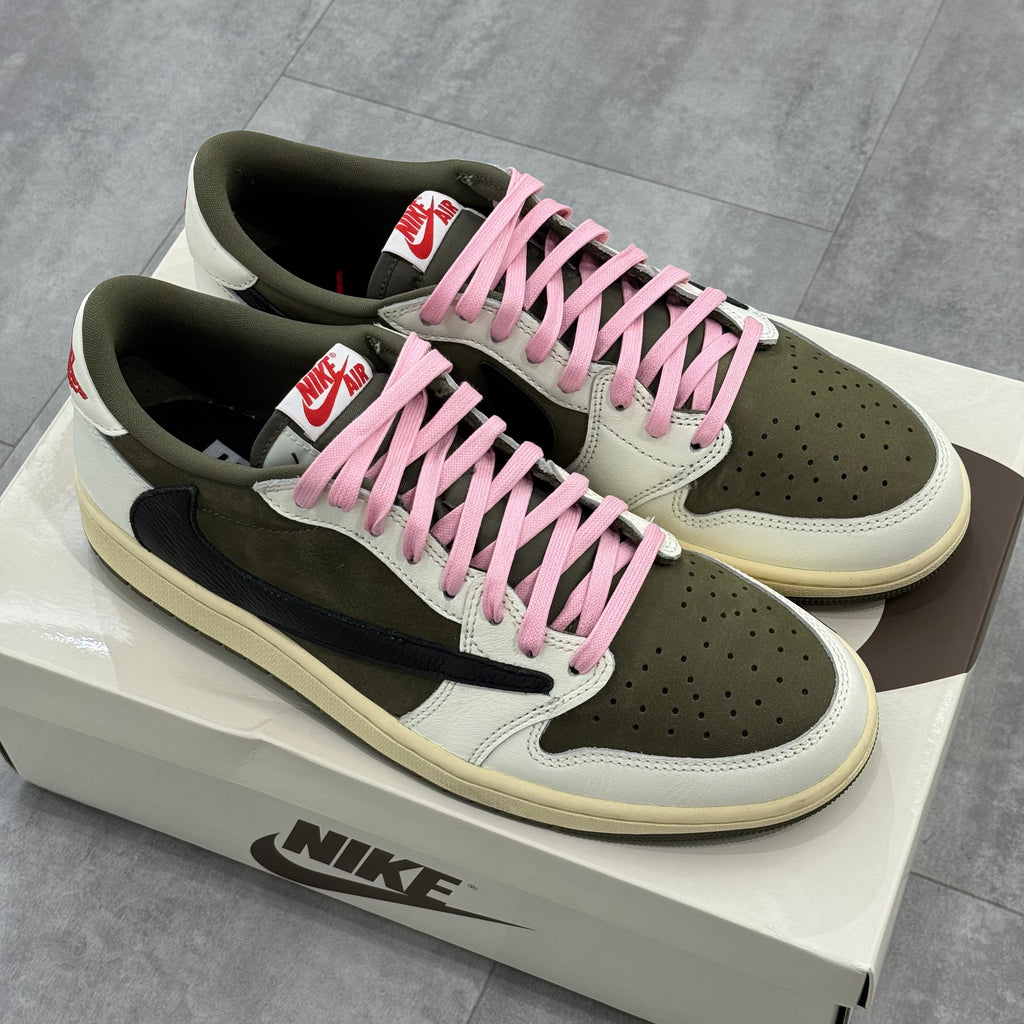 Air Jordan 1 Retro Low OG SP Travis Scott Medium Olive (44) - Usado