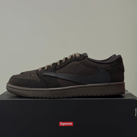 Air Jordan 1 Retro Low OG SP Travis Scott Velvet Brown (43) - Usado – sneaker autêntico da CollectKicks