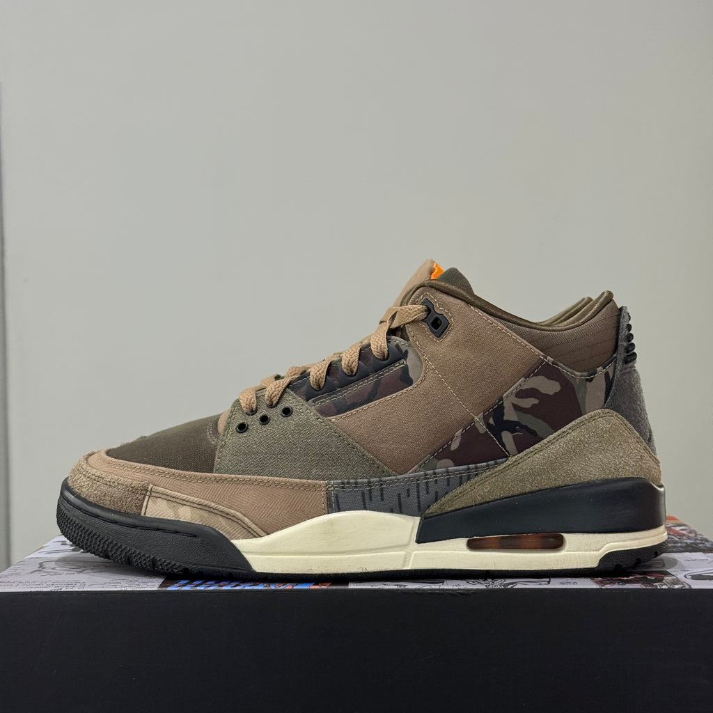 Air Jordan 3 Retro Patchwork Camo (44.5) - Usado