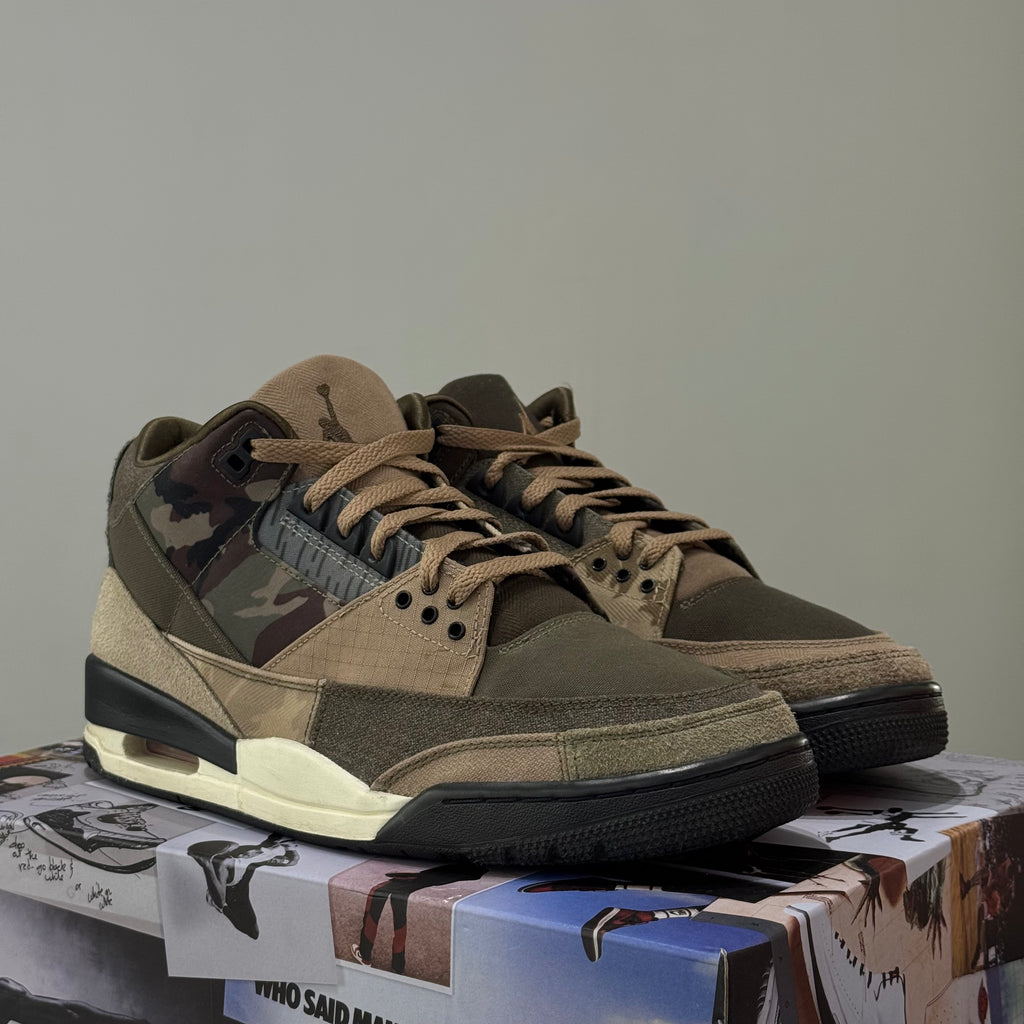 Air Jordan 3 Retro Patchwork Camo (44.5) - Usado