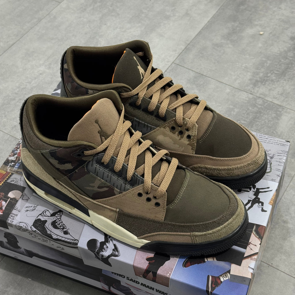 Air Jordan 3 Retro Patchwork Camo (44.5) - Usado