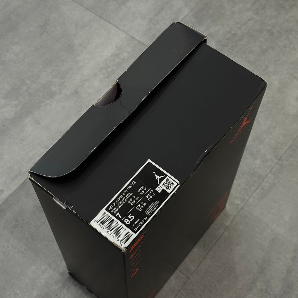 Air Jordan 4 Black Canvas (40) - Usado