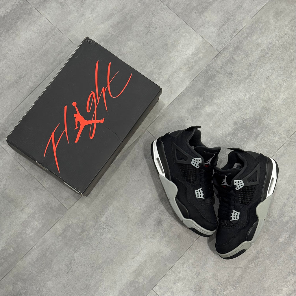 Air Jordan 4 Black Canvas (42.5) - Usado