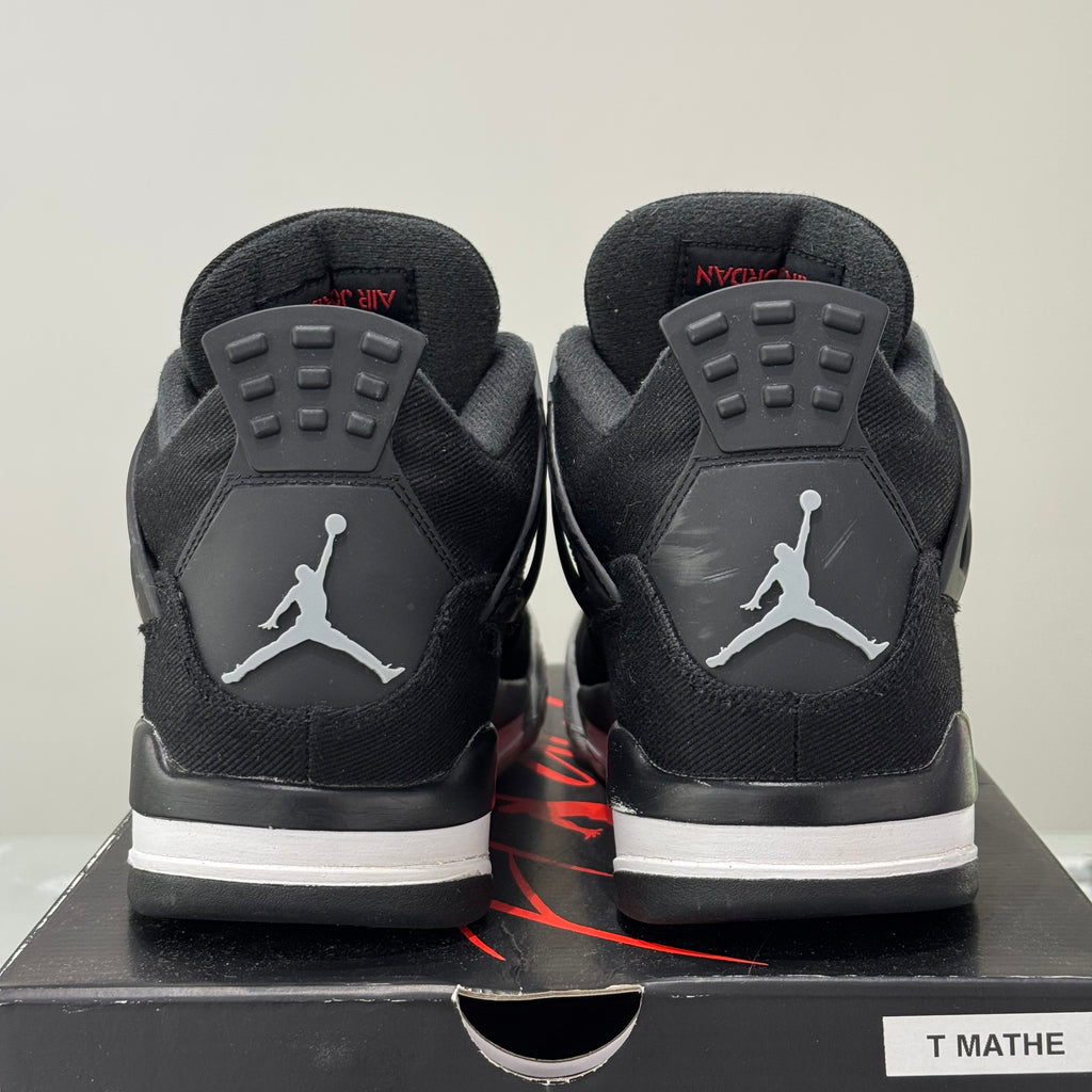 Air Jordan 4 Black Canvas (42.5) - Usado