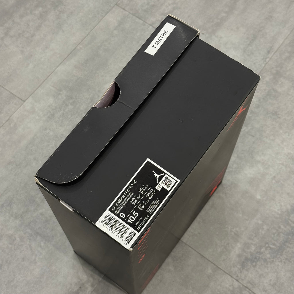 Air Jordan 4 Black Canvas (42.5) - Usado