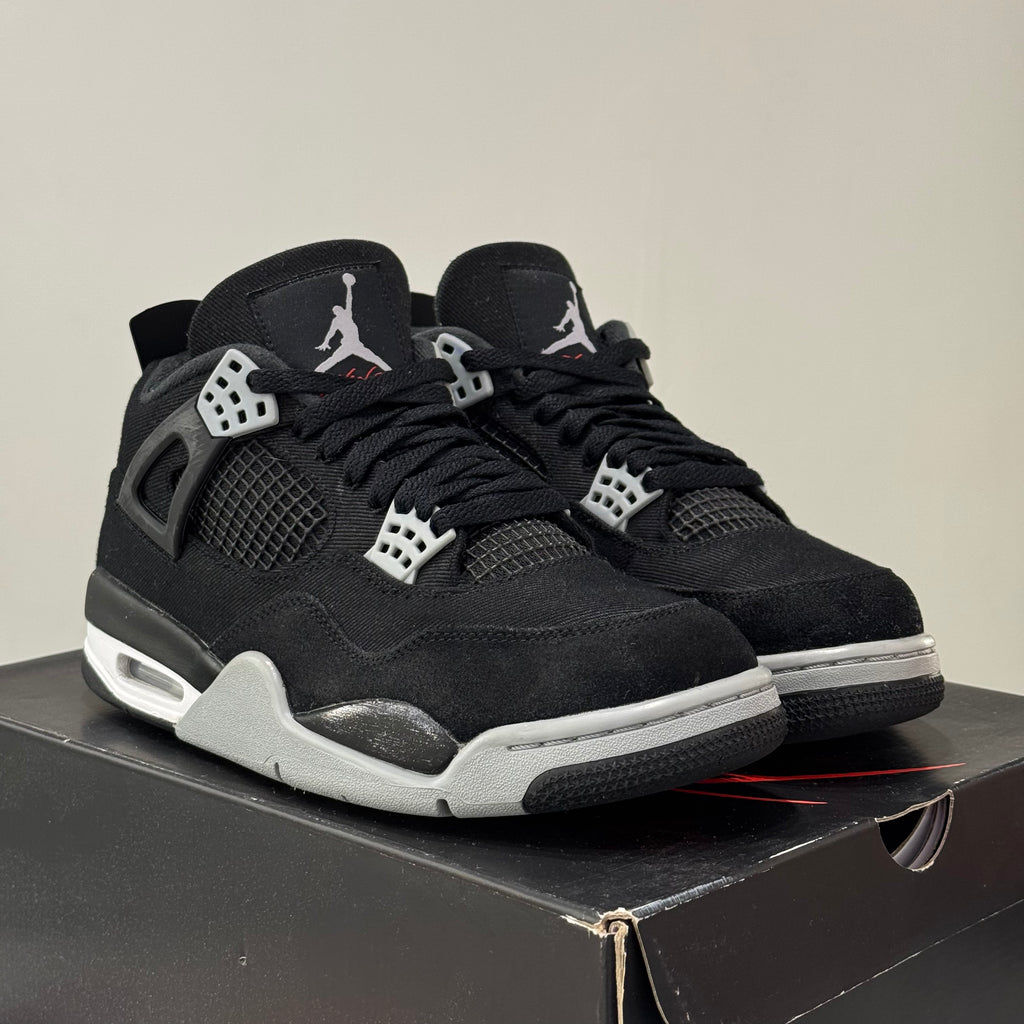 Air Jordan 4 Black Canvas (43) - Usado