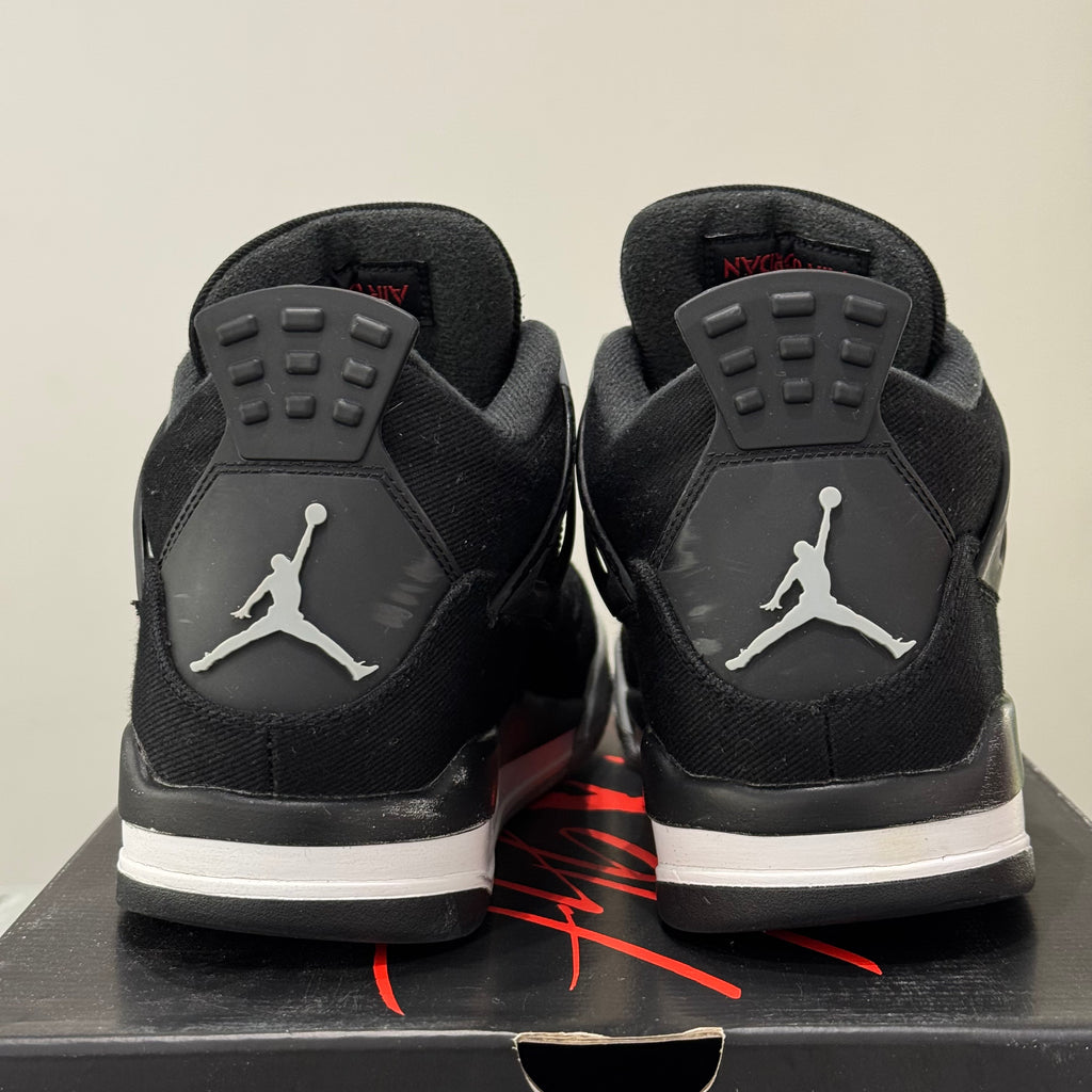 Air Jordan 4 Black Canvas (43) - Usado