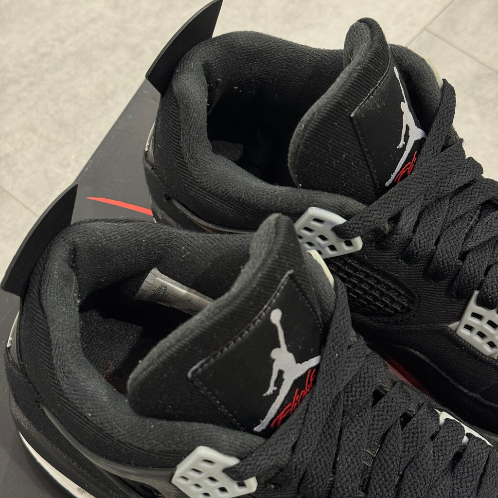 Air Jordan 4 Black Canvas (43) - Usado