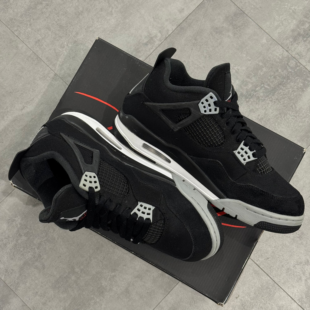 Air Jordan 4 Black Canvas (43) - Usado