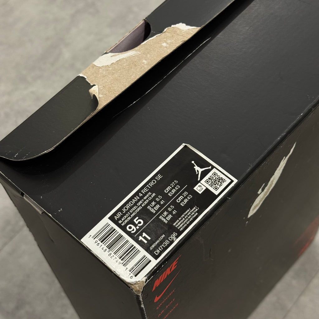 Air Jordan 4 Black Canvas (43) - Usado | Sneakers Usados CollectKicks