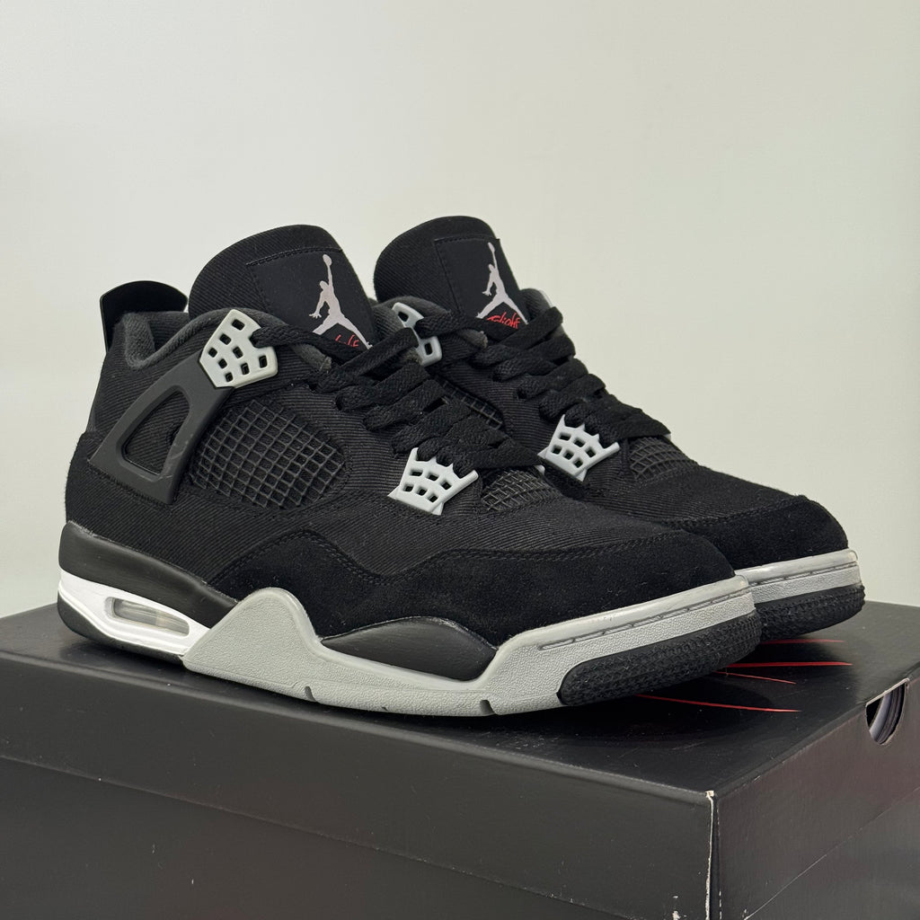 Air Jordan 4 Black Canvas (44.5) - Usado