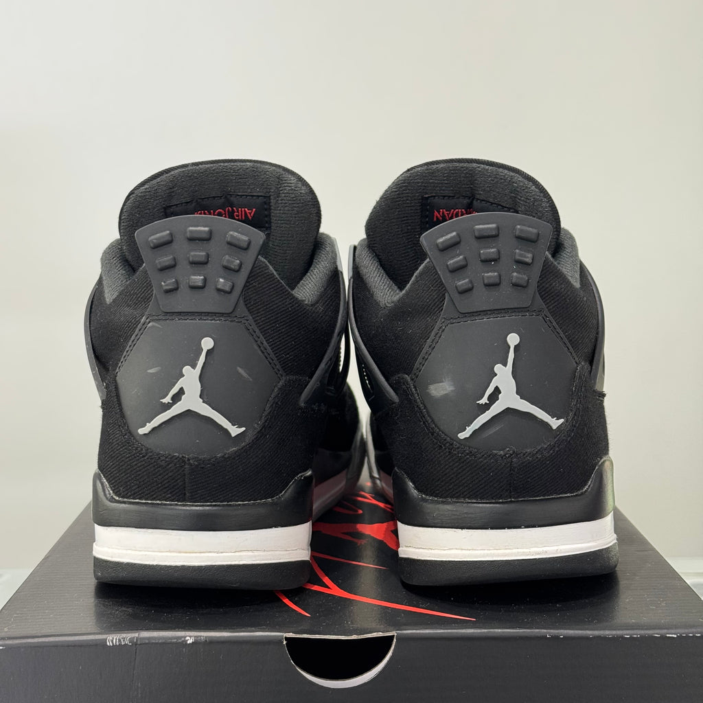 Air Jordan 4 Black Canvas (44.5) - Usado