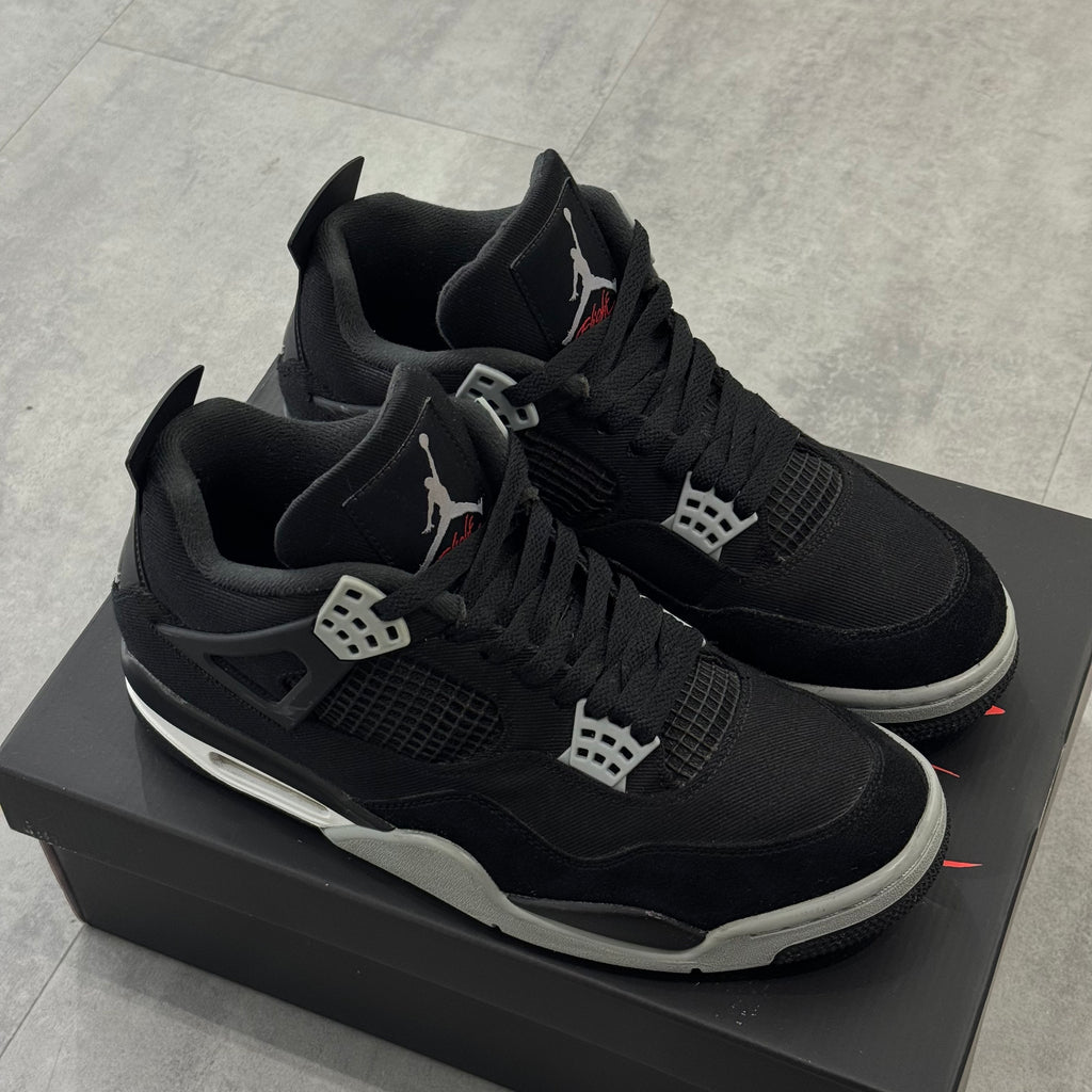 Air Jordan 4 Black Canvas (44.5) - Usado