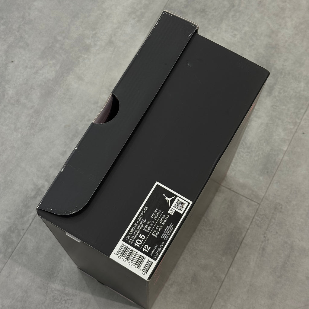 Air Jordan 4 Black Canvas (44.5) - Usado