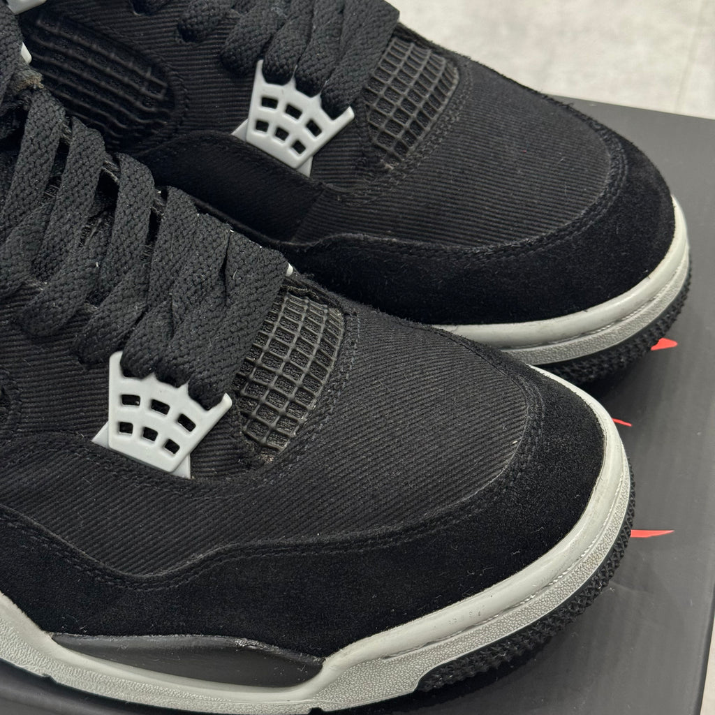 Air Jordan 4 Black Canvas (44.5) - Usado