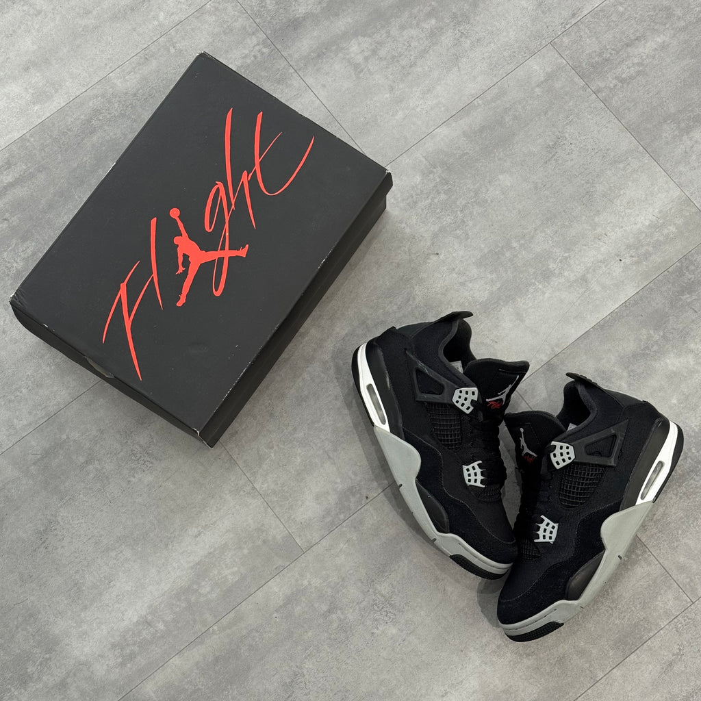 Air Jordan 4 Black Canvas (44) - Usado