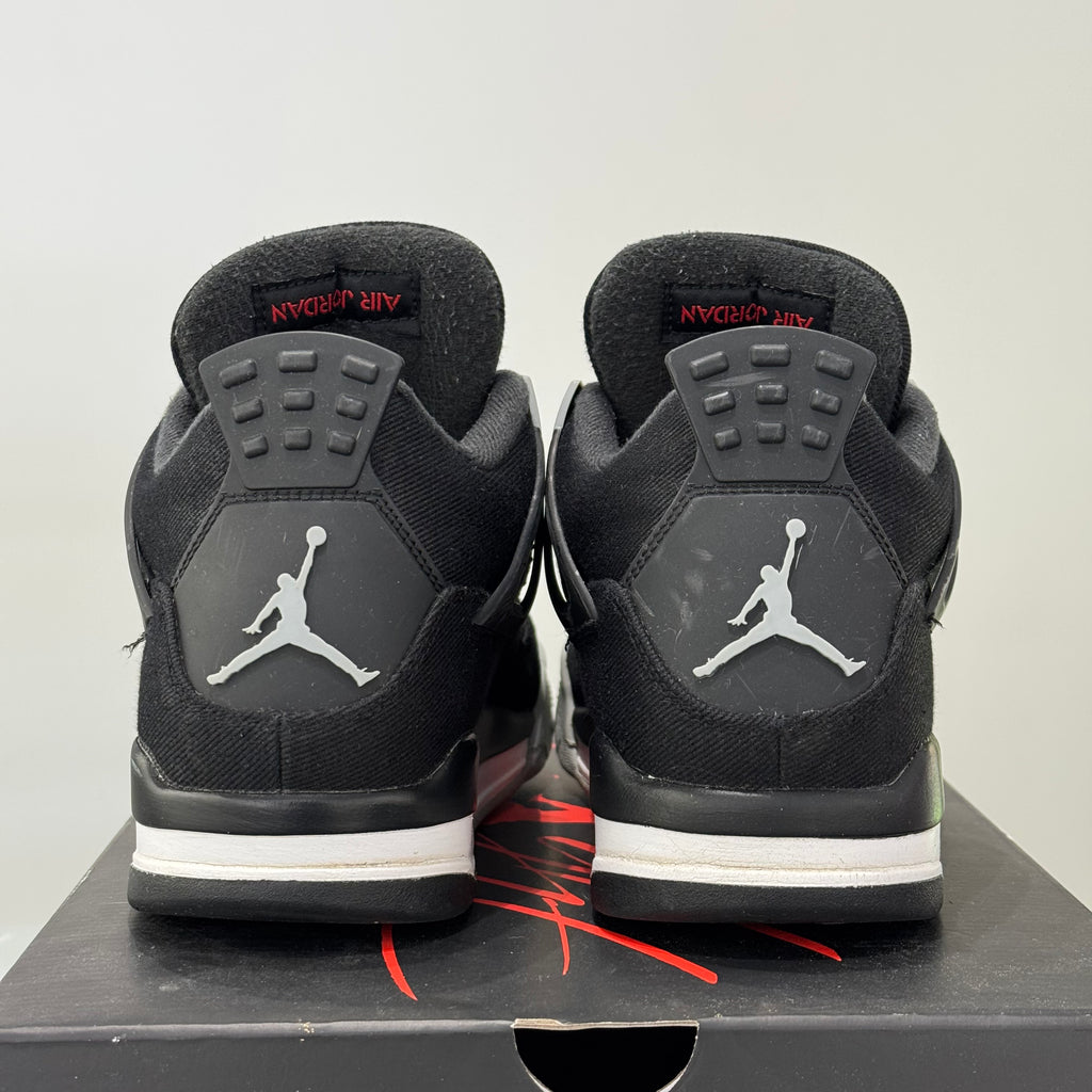 Air Jordan 4 Black Canvas (44) - Usado