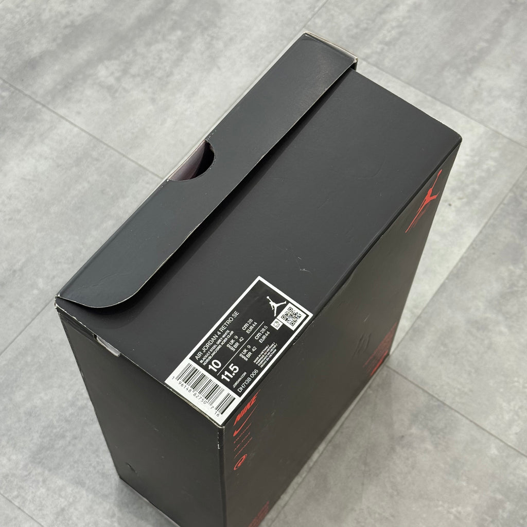 Air Jordan 4 Black Canvas (44) - Usado