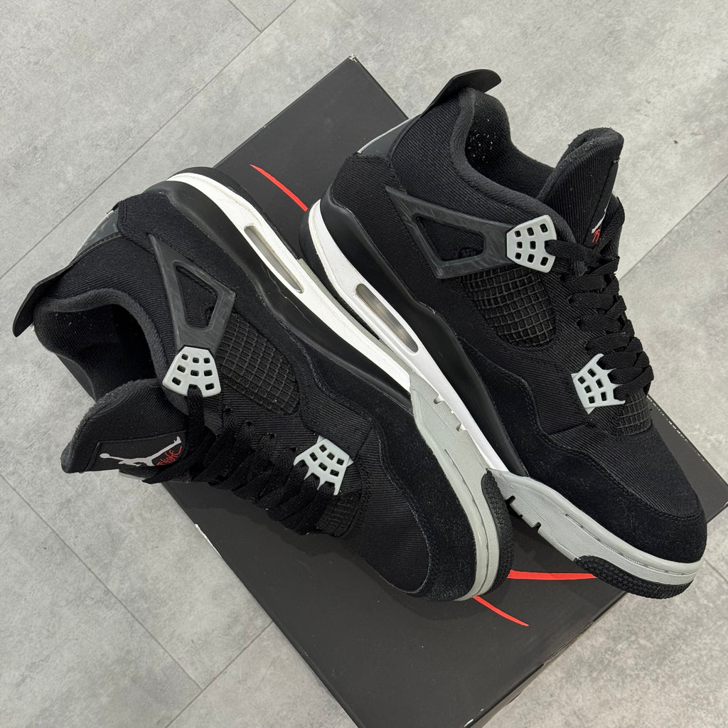 Air Jordan 4 Black Canvas (44) - Usado