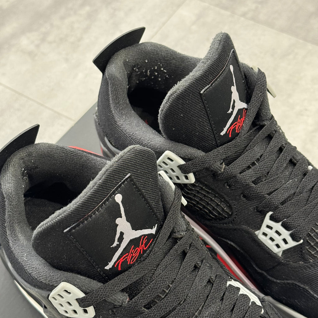 Air Jordan 4 Black Canvas (44) - Usado