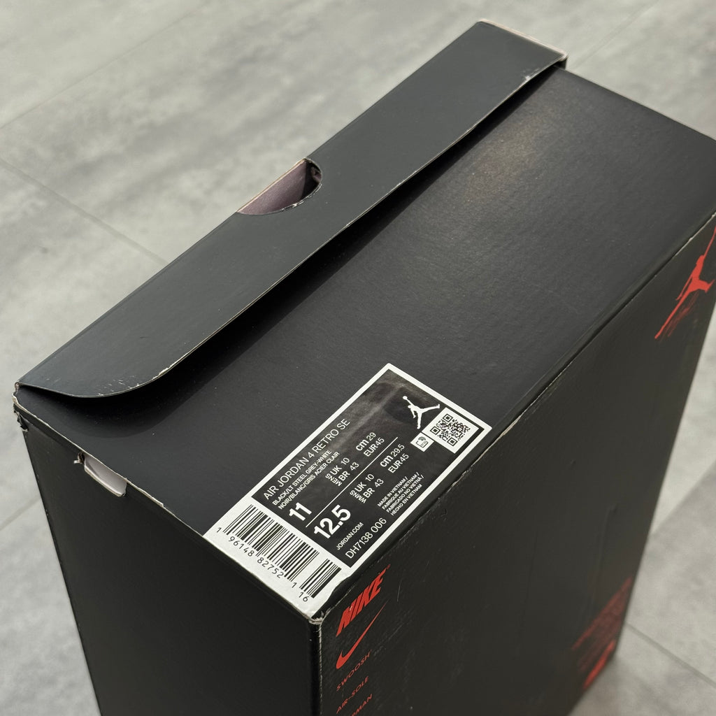 Air Jordan 4 Black Canvas (45) - Usado