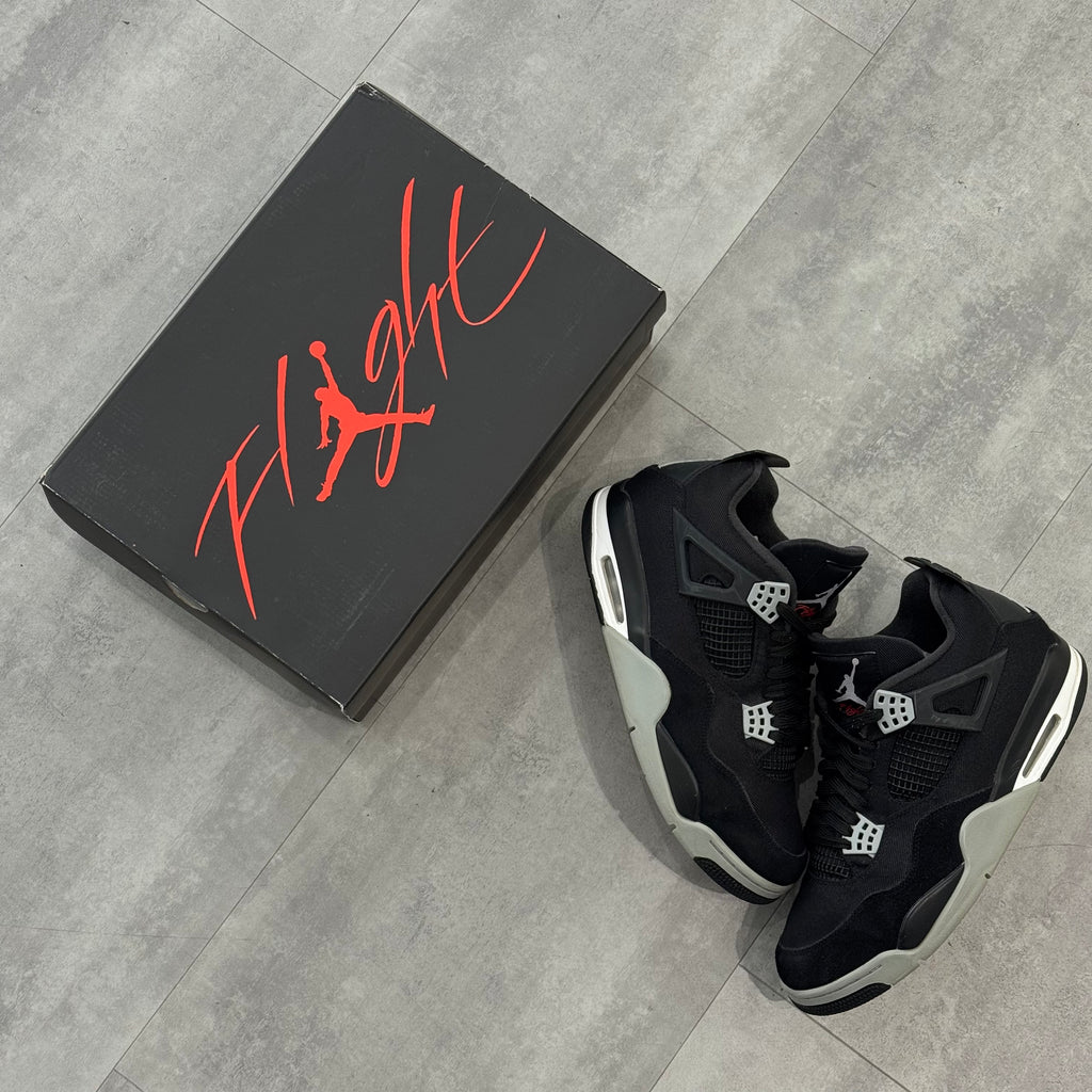 Air Jordan 4 Black Canvas (45) - Usado