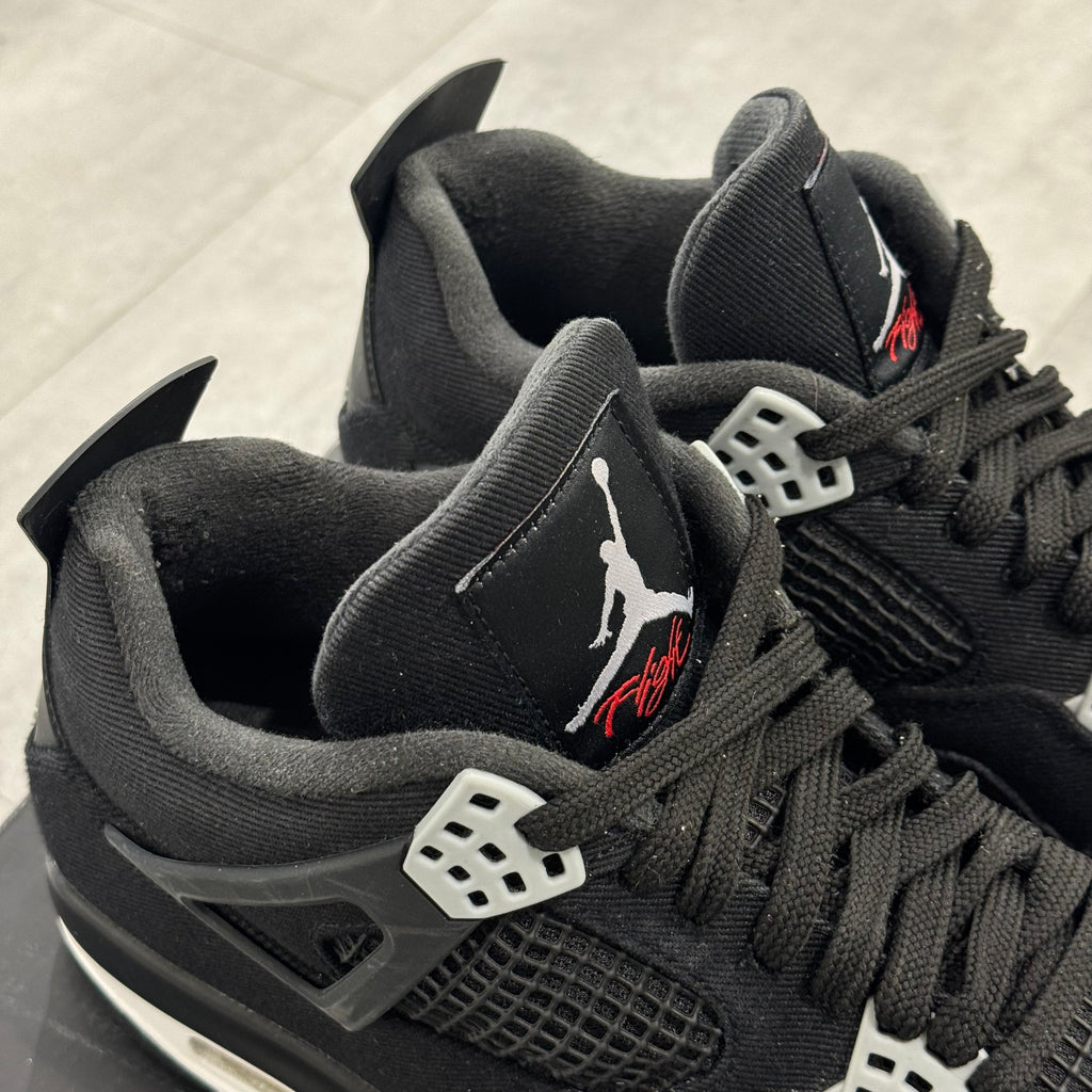 Air Jordan 4 Black Canvas (45) - Usado
