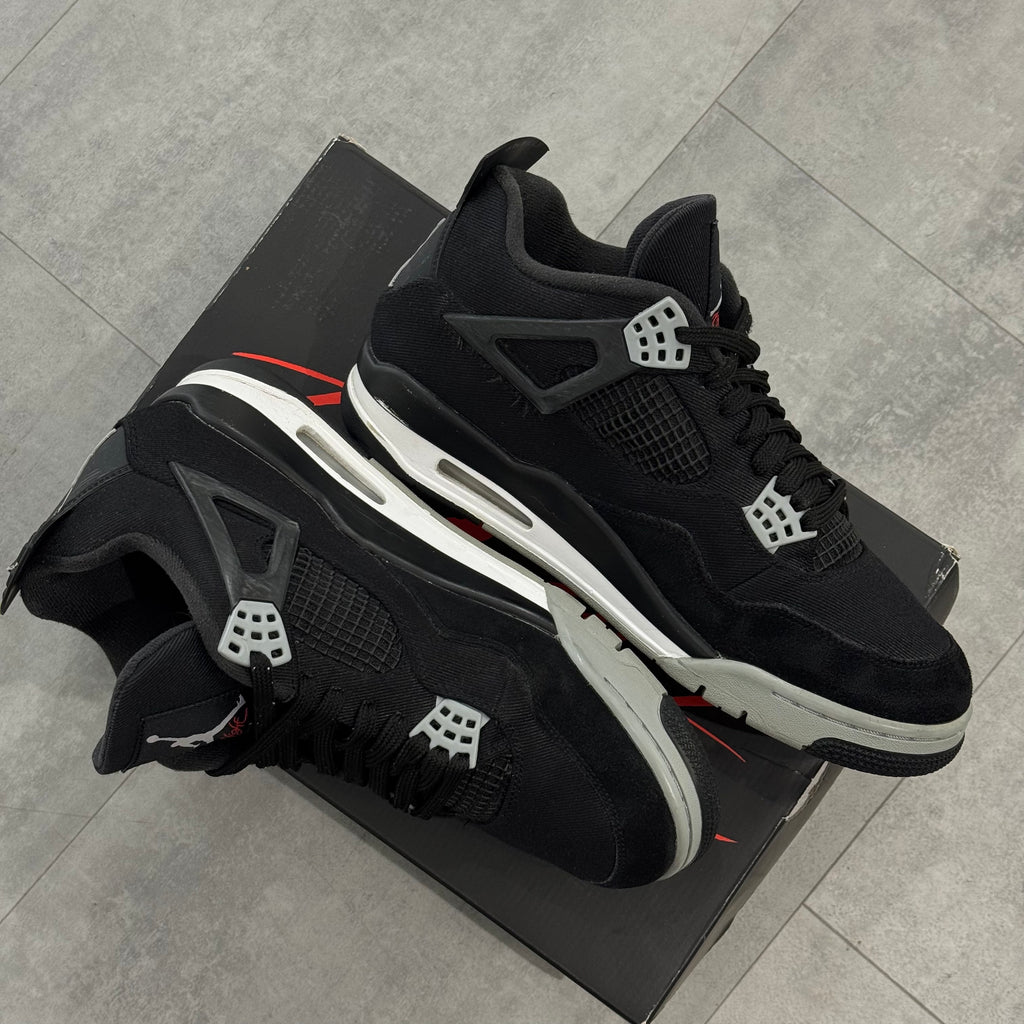Air Jordan 4 Black Canvas (45) - Usado