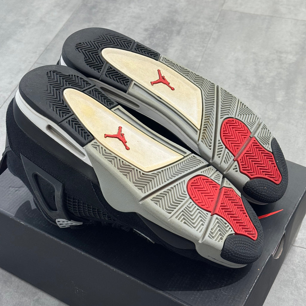 Air Jordan 4 Black Canvas (45) - Usado